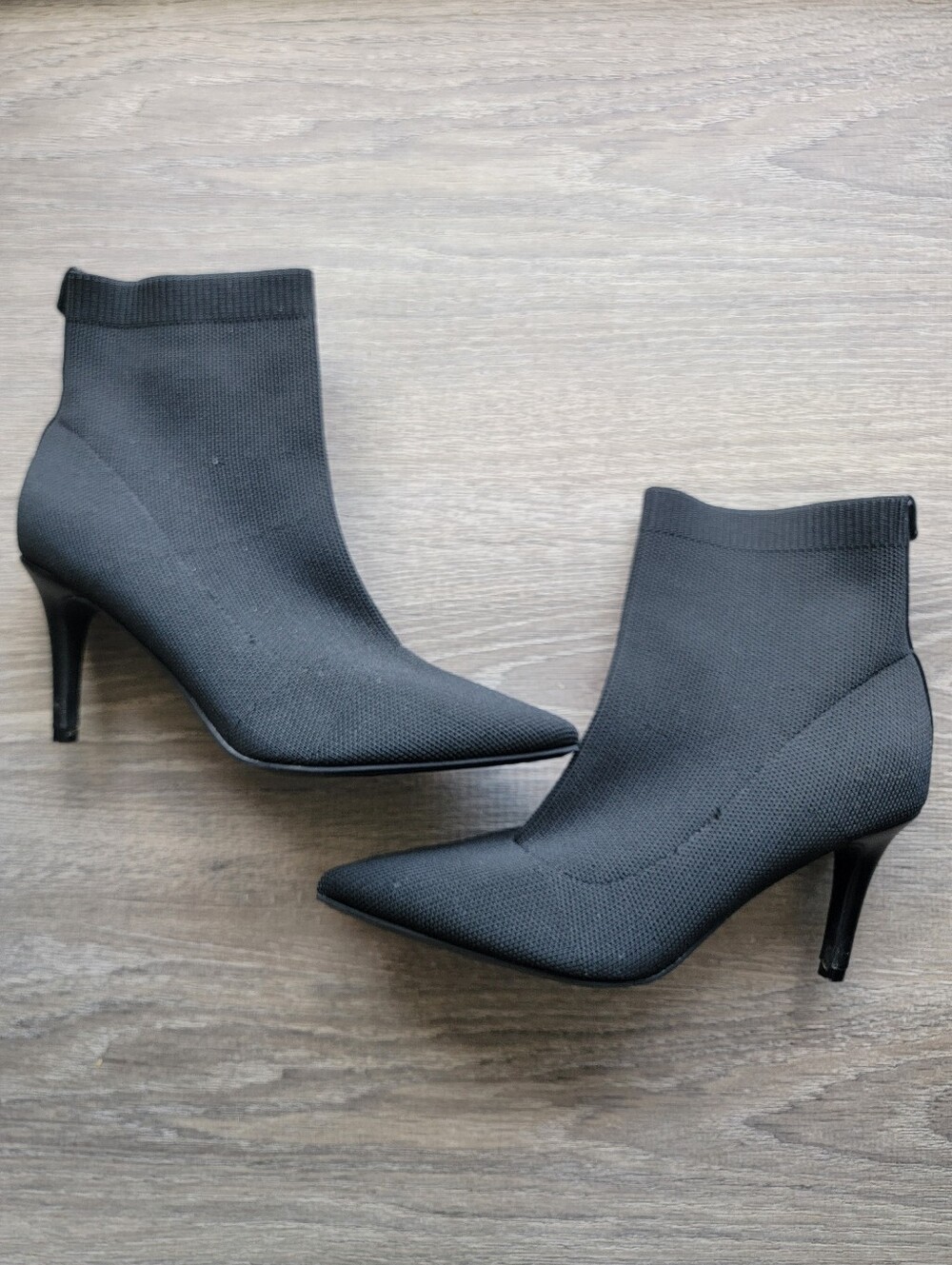 Women's Calvin Klein Pointed Knit Ankle Boots